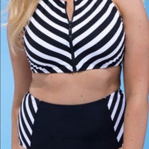 Plus-size Sporty High-waist Bikini